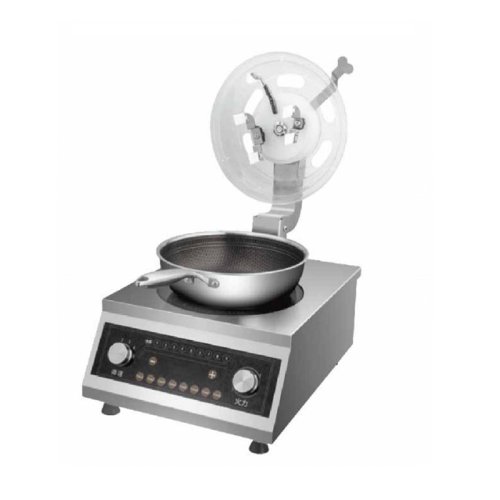 Table top stirring frying machine
