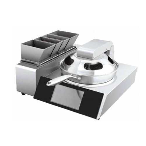 Desktop fully automatic top stirring frying machine
