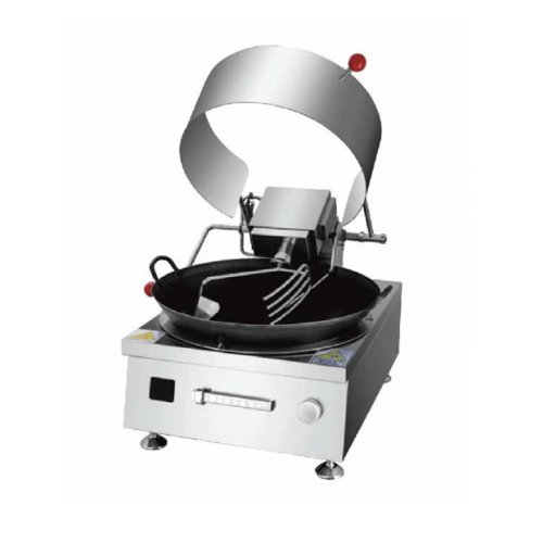 Bench type rotary pan stirring Fried Rice machine
