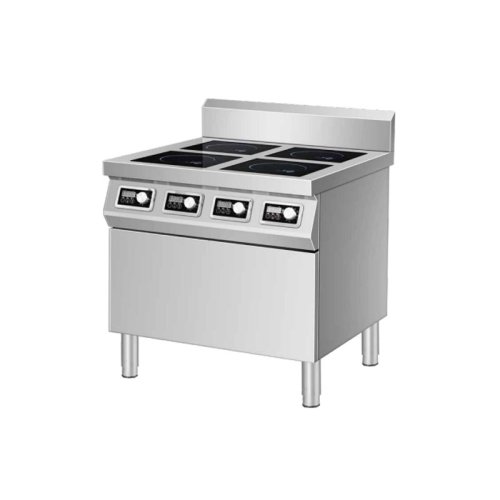 European version of the electromagnetic four -headed claypot furnace