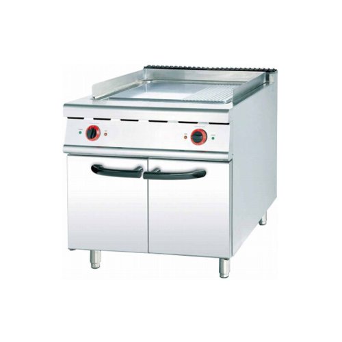 Gas half pit pickling with cabinet seat