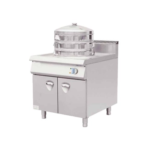 Electric steaming furnace with cabinet