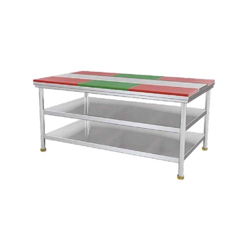 Three-layer cutting platform